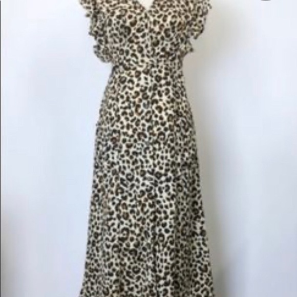 sienna sky leopard print dress